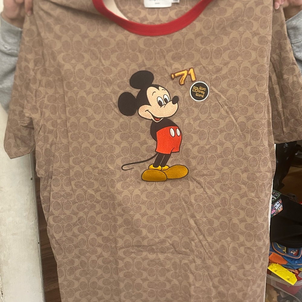 Coach Disney Mickey women shirt. Bought at magic kingdom in Disney world.